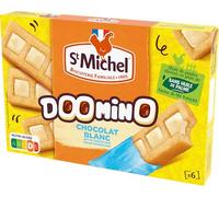 St Michel - Gâteaux moelleux nappés de chocolat blanc,180 g