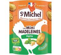 Mini Madeleines au pesto basilic de St Michel