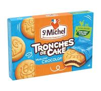 ST MICHEL - St Michel Tronches De Cake Moelleux Chocolat 175G - Lot De 4