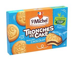 ST MICHEL - Tronches De Cake Moelleux Chocolat 175G - Lot De 4 - Livraison Gratuite