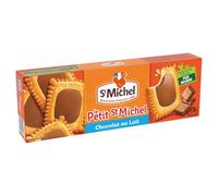 ST MISHL - Biscuits Petit Beurre Saveur Cœur Chocolat Au Lait Fondant, Format Boîte 3x132g - Le lot de 4