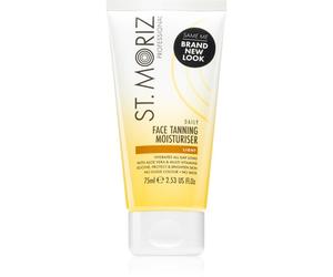 St. Moriz Daily Tanning Face Moisturiser crème auto-bronzante hydratante visage type Light 75 ml