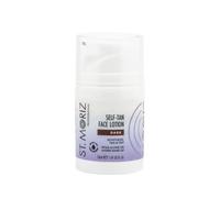 St. Moriz Professional Dark Lotion autobronzante pour le visage 50 ml | Lotion hydratante autobronzante pour le visage qui se développe en un bronzage foncé naturel, à l'aloe vera et à la vitamine