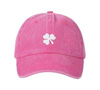 St Pa Trick's Day Hat Green Baseball Cap Sha Mrock Embroidered for Man Women Drôle Cap Hommes Nouveau Bleu, Rose, taille unique