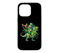 St Paddys Day Paresseux chevauchant Un Dinosaure T-Rex Coque pour iPhone 14 Pro Max