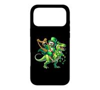 St Paddys Day Paresseux chevauchant Un Dinosaure T-Rex Coque pour iPhone 17 Pro Max