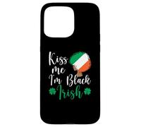 St Patrick Afro African Pride Kiss Me I'm Black Irish Coque pour iPhone 15 Pro Max