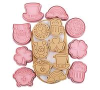 St. Patrick Cake Plats - Set de moules à gâteaux Saint Patrick Clovers pour la cuisson de la cuisine 8 pièces | Moules décoratifs pour la fabrication d'aliments pour les couples de la Saint Patrick