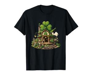 St-Patrick Chanceux Clover Train Cottage T-Shirt