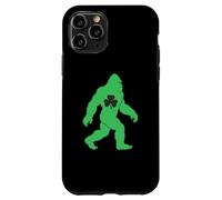 St Patrick Day Bigfoot Lucky Shamrock Vert Sasquatch Drôle Coque pour iPhone 11 Pro