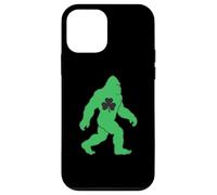 St Patrick Day Bigfoot Lucky Shamrock Vert Sasquatch Drôle Coque pour iPhone 12 mini