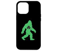 St Patrick Day Bigfoot Lucky Shamrock Vert Sasquatch Drôle Coque pour iPhone 12 Pro Max