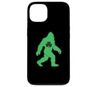 St Patrick Day Bigfoot Lucky Shamrock Vert Sasquatch Drôle Coque pour iPhone 13