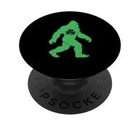 St Patrick Day Bigfoot Lucky Shamrock Vert Sasquatch Drôle PopSockets PopGrip Adhésif
