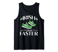 St Patrick Day Chaussures de Course Irish I Was Faster Hommes Femmes Débardeur