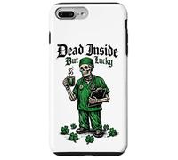 St Patrick Day Dead Inside But Lucky Doctor Squelette Nurse Coque pour iPhone 7 Plus/8 Plus