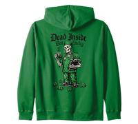 St Patrick Day Dead Inside But Lucky Doctor Squelette Nurse Sweat à Capuche