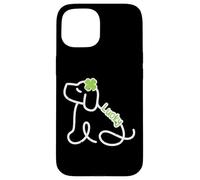 St Patrick Day Dog Line Lucky Saint Pattys Kids Women Men Coque pour iPhone 15