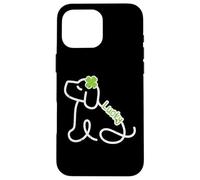 St Patrick Day Dog Line Lucky Saint Pattys Kids Women Men Coque pour iPhone 16 Pro Max