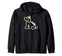 St Patrick Day Dog Line Lucky Saint Pattys Kids Women Men Sweat à Capuche