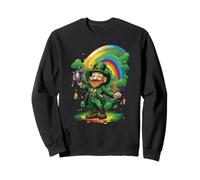 St-Patrick Day Garçons Filles Enfants Trèfle Irlandais Leprechaun Sweatshirt