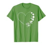 St Patrick Day Women Love Valentine's Day Shamrock irlandais T-Shirt