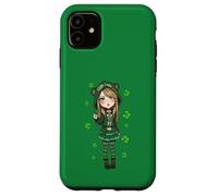 St-Patrick Esthétique Trèfle Anime Little Lucky Girl Coque pour iPhone 11