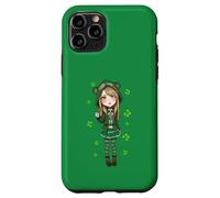 St-Patrick Esthétique Trèfle Anime Little Lucky Girl Coque pour iPhone 11 Pro