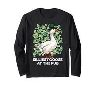St Patrick Goose Silliest at Pub Saint Paddys Femme Homme Manche Longue