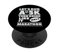 St Patrick Lets Run 5k Marathon Saint Pattys Homme Femme PopSockets PopGrip Adhésif
