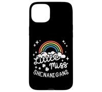 St Patrick Little Miss Shenanigans Rainbow Girls Kids Coque pour iPhone 15 Plus
