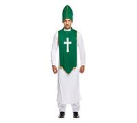 St Patrick Man: Vert évêque Costume [Jouet]