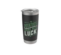 St Patrick Patates Bring Me Luck Clover Gobelet isotherme en acier inoxydable double paroi