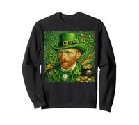 St Patrick Peinture d'art Autoportrait Van Gogh Sweatshirt