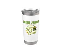 St Patrick Pot d'or blagues irlandaises Gobelet isotherme en acier inoxydable double paroi