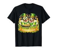 St Patrick’s Day Irish Australian Shepherd Beer Shamrock Men T-Shirt