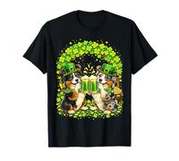 St Patrick’s Day Irish Australian Shepherd Beer Shamrock Men T-Shirt