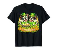 St Patrick’s Day Irish Boston Terrier Beer Shamrock Men T-Shirt