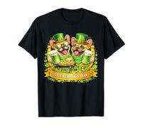 St Patrick’s Day Irish French Bulldog Beer Shamrock Men T-Shirt