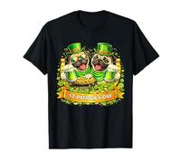 St Patrick’s Day Irish Pug Beer Shamrock LeprechaunMen T-Shirt