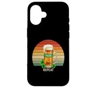 St Patrick Sats Lucky Sats Blockchain Shamrock Gold Bitcoin Coque pour iPhone 16