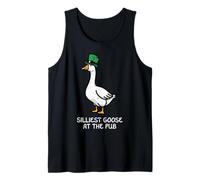 St Patrick Silliest Goose Pub Saint Pattys Homme Femme Débardeur