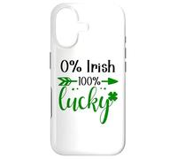 St Patricks 0% Irish 100% Lucky Lass Kiss Me I'm Irish ish Coque pour iPhone 17