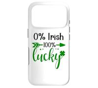 St Patricks 0% Irish 100% Lucky Lass Kiss Me I'm Irish ish Coque pour iPhone 17 Pro