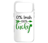 St Patricks 0% Irish 100% Lucky Lass Kiss Me I'm Irish ish Coque pour iPhone 17 Pro Max