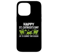St Patricks Cat Off to Commit Tomfoolery Irish Saint Catrick Coque pour iPhone 14 Pro Max