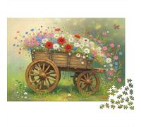 St. Patrick's Cow Puzzles 1000 Pièces pour Adultes Et Enfants St Patrick's Day Cow with Clover De l'art De La Décoration Moderne Jeu Cadeau Unique Décoration De La Maison - Décoration Murale Cadeaux