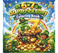 St. Patrick's Day 6-7 Coloring Book: A Fun 6 - 7 St. Patrick's Day Coloring Book with 67 Pages of Fun & Lucky Shamrocks, Leprechauns, Rainbows & Six Seven Designs for Kids and Meme Lovers