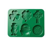 St Patricks Day Chocolate Molds - Silicone Baking Tool, Festive Cupcake and Dessert Molds, 20x10cm Lightweight Silicone, 150g, Perfect for Beginners, Bakers, Pastry Chefs, Holiday Parties, School