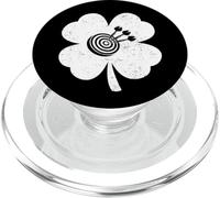 St Patrick's Day Darts Pub Bar Irish Shamrock Darts Lovers PopSockets PopGrip pour MagSafe